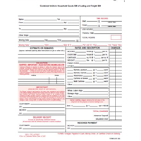 Goods Bill of Lading - .60 - Custom