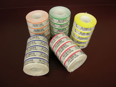 Bar Coded Inventory Labels